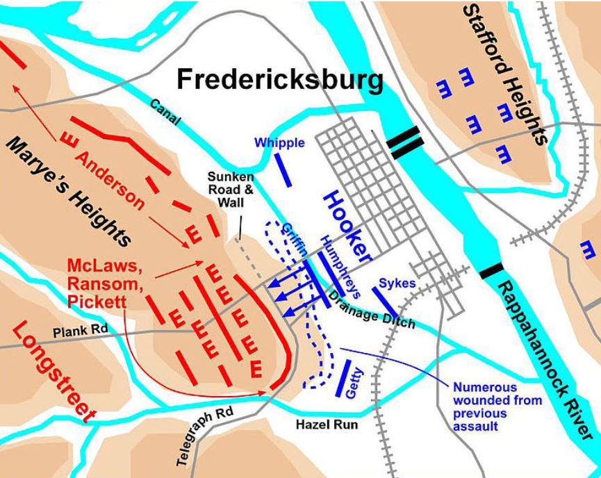 Battle of Fredericksburg, Virginia