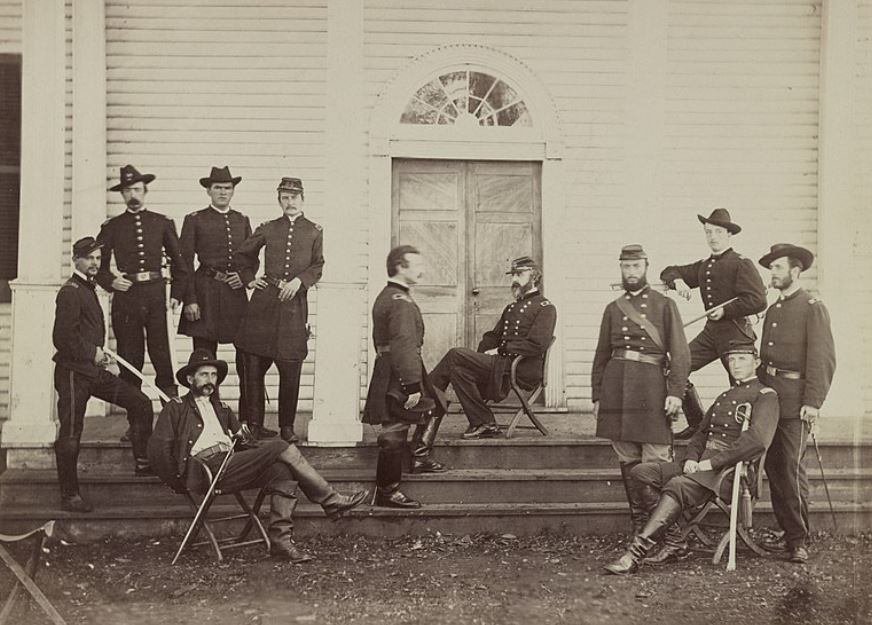 George G. Meade and staff in virginia in September 1863