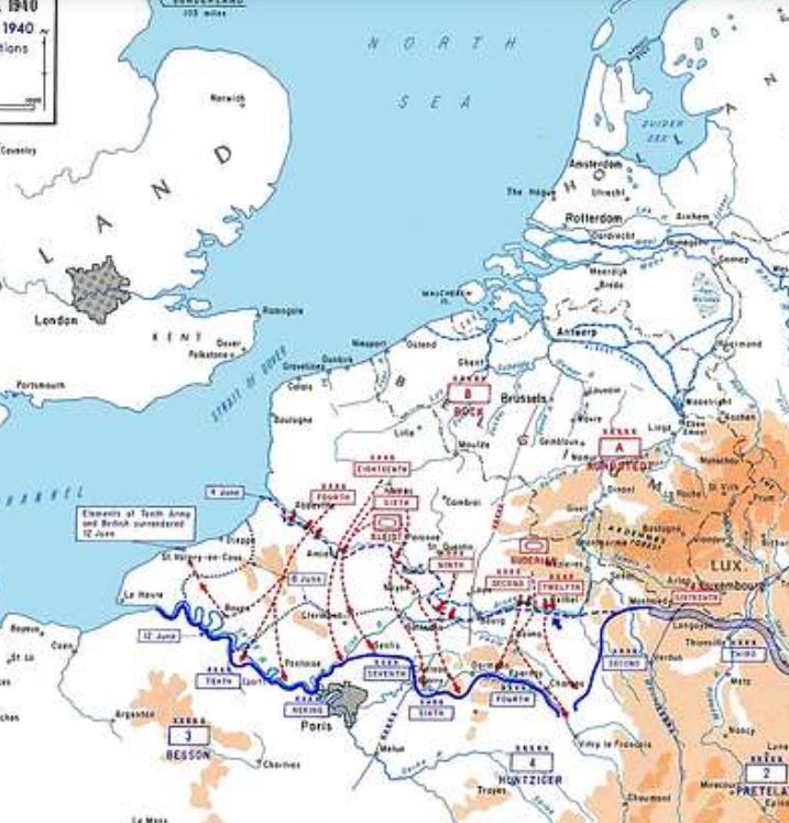 German Blitzkrieg Tactics in France 1940