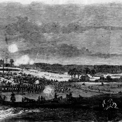 Battle of Mansfield during the Civil War