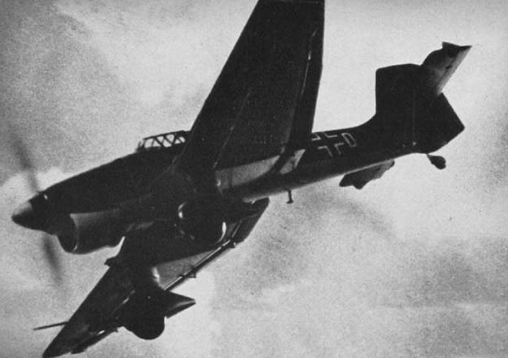 Junker Dive Bomber in 1940s France