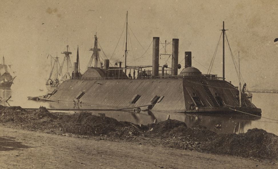 Ironclad USS Essex at Baton Rouge, Louisiana