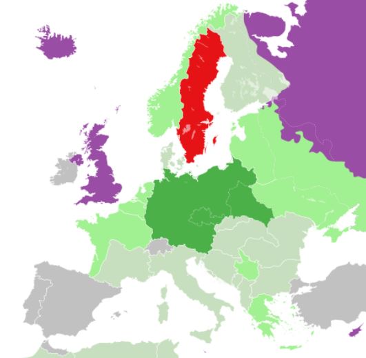 Sweden's Response to Germany's Invasions