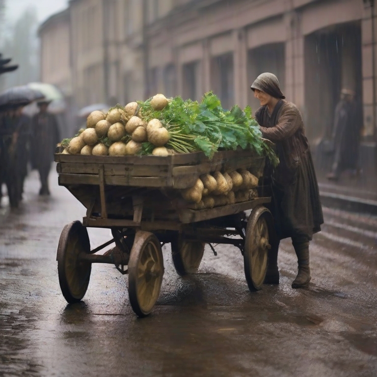 Turnips in Germany during World War 1