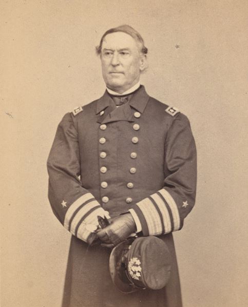 Union Navy Flag Officer David Glasgow Farragut - The Battle of Forts Jackson and St. Philip