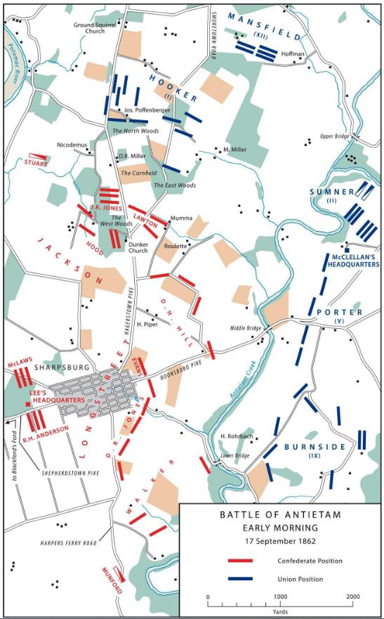 Battle of Antietam early morning