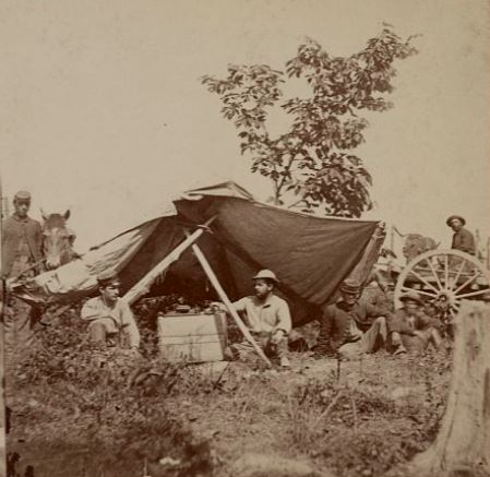 Field Telegraph Station in Civil War Charles City County, Virginia 1863