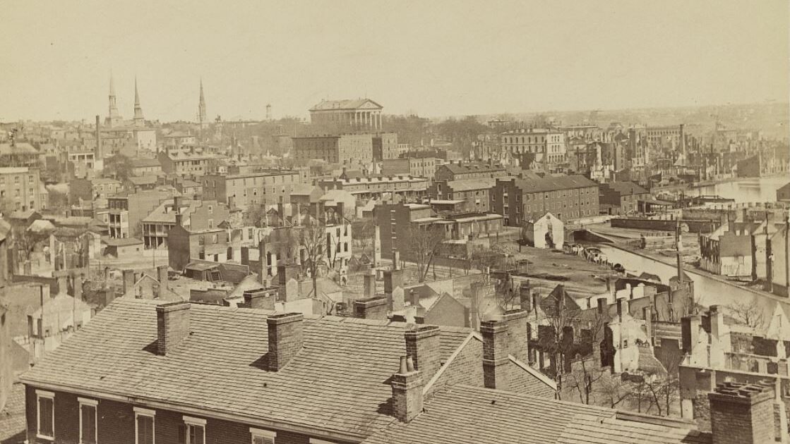 Richmond after its fall in April 1865