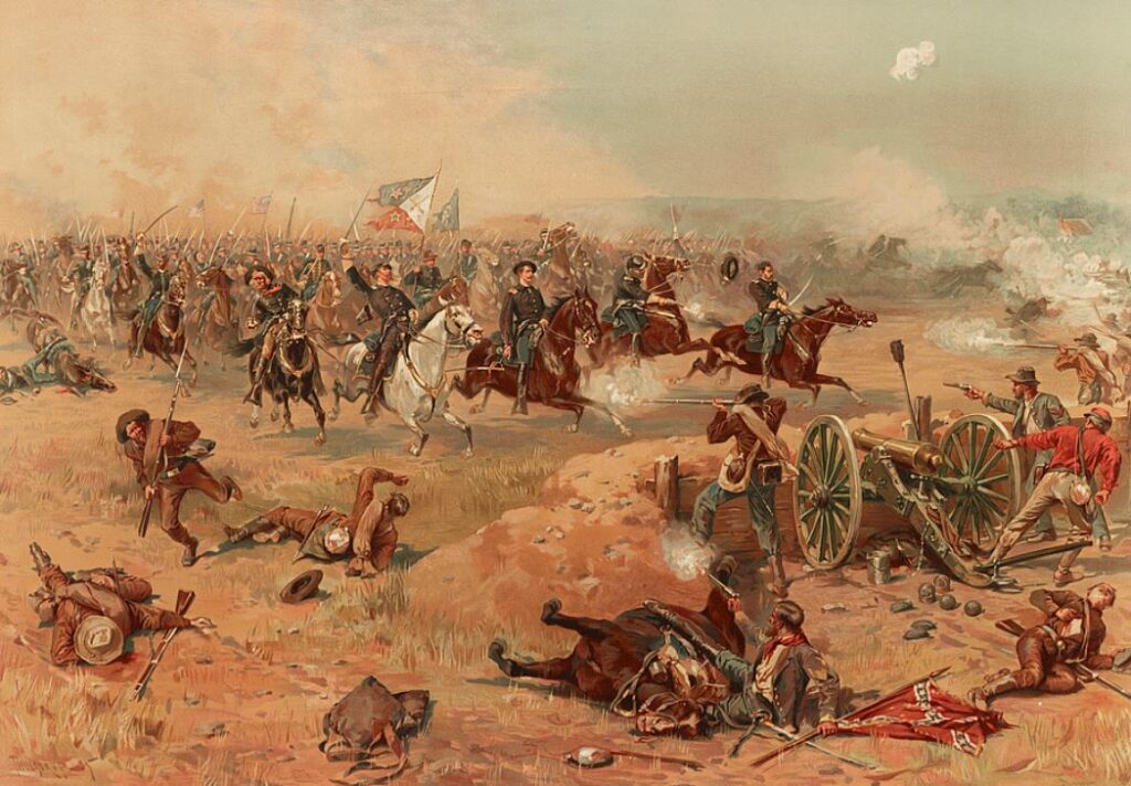 Sheridan's final charge at Winchester