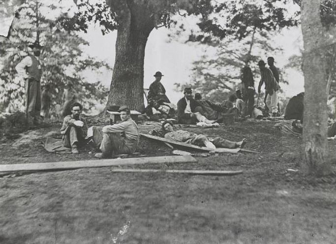 Wounded near Fredericksburg