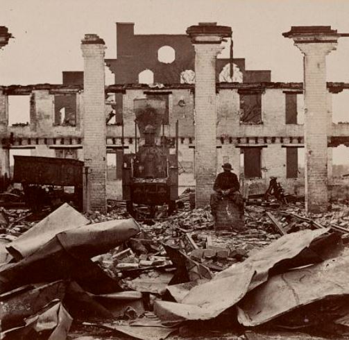 Ruins in Richmond 1865