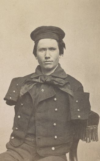 Amputation: Richard D. Dunphy, formerly Coal Heaver of U.S. Navy in uniform