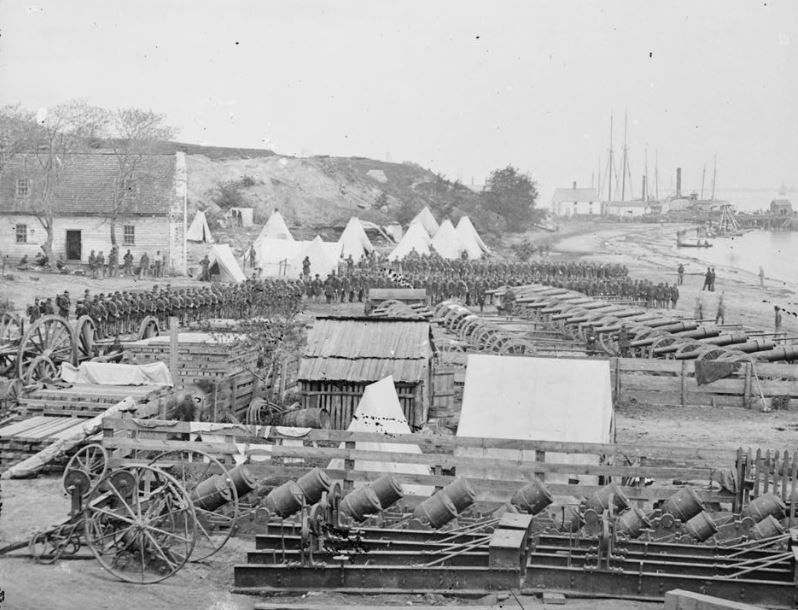 Yorktown, Va. Federal artillery park