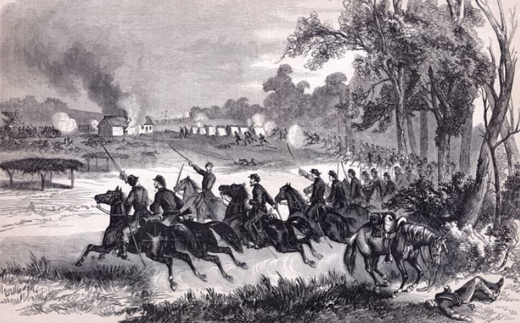 Civil War Battles in Oklahoma - Battle of Honey Springs, 1863