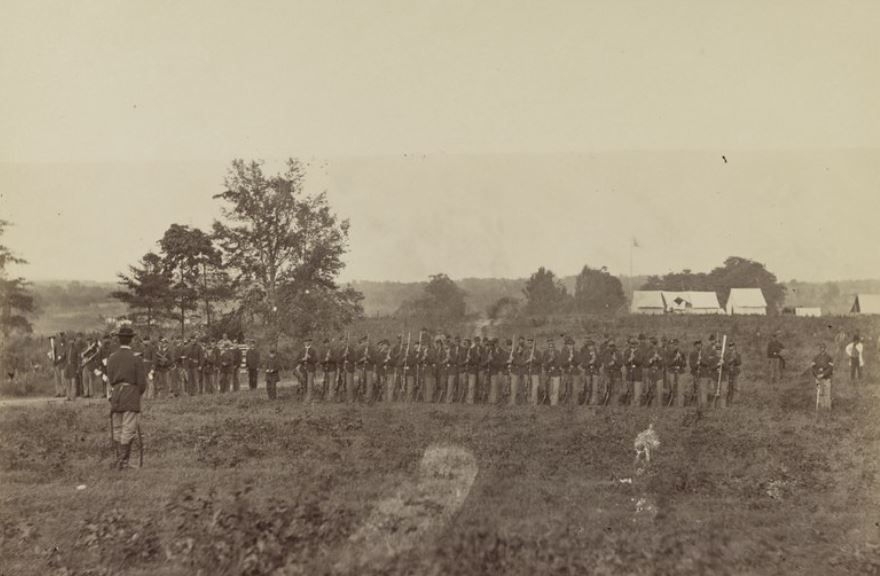 8th U.S. Infantry at Headquarters Army of Potomac near Fairfax Court House, Va., June, 1863 before Gettysburg