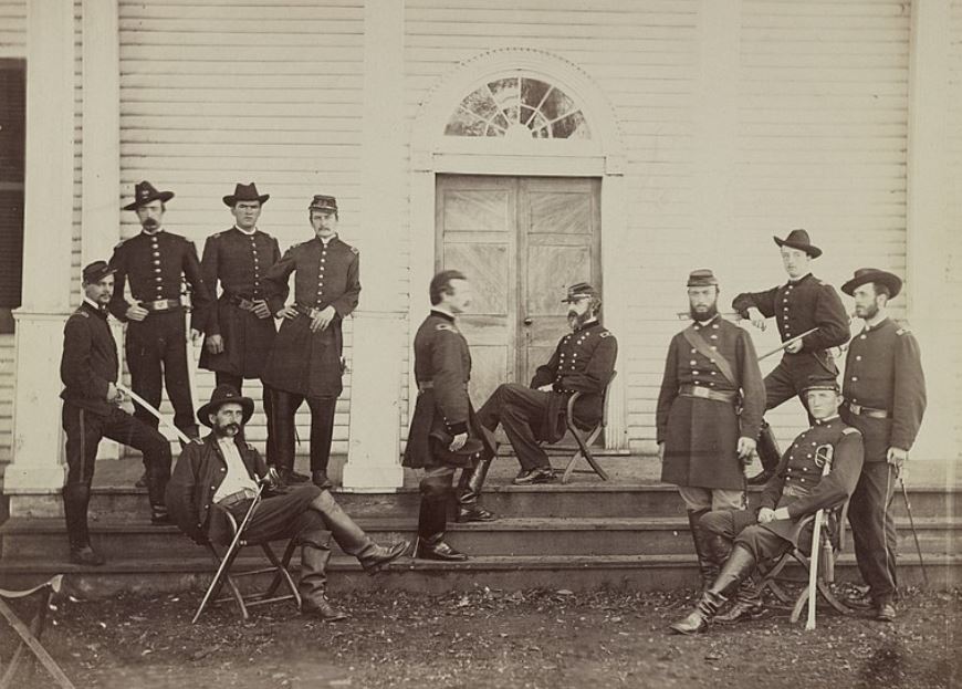 Gen. George G. Meade and staff in 1863