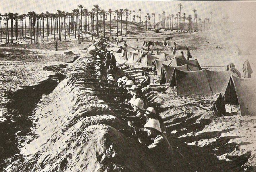 Italian infantry entrenched near Tripoli