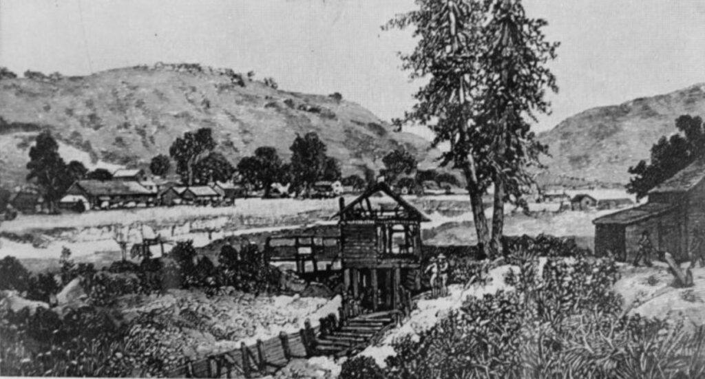 Sutter's Mill in Coloma, California Gold Rush