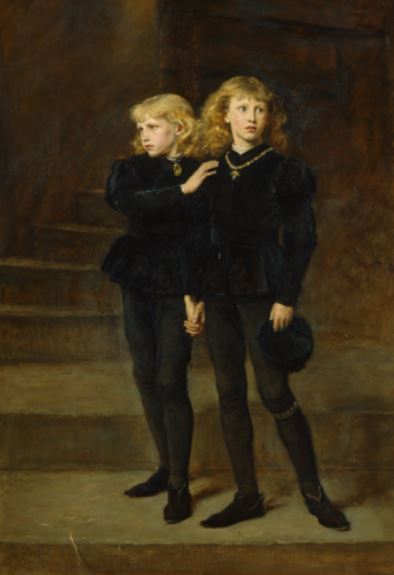 King Edward IV, and Richard were housed in the royal apartments of the Tower of London