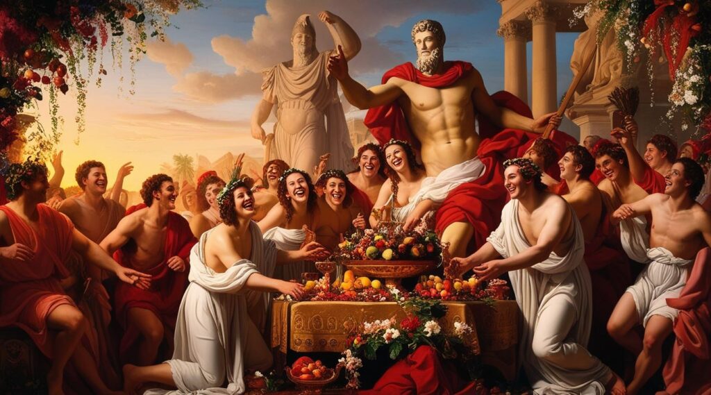 Saturnalia the roman festival borrowed by christmas