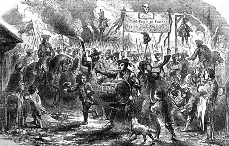 The Stamp Act Riots in Boston